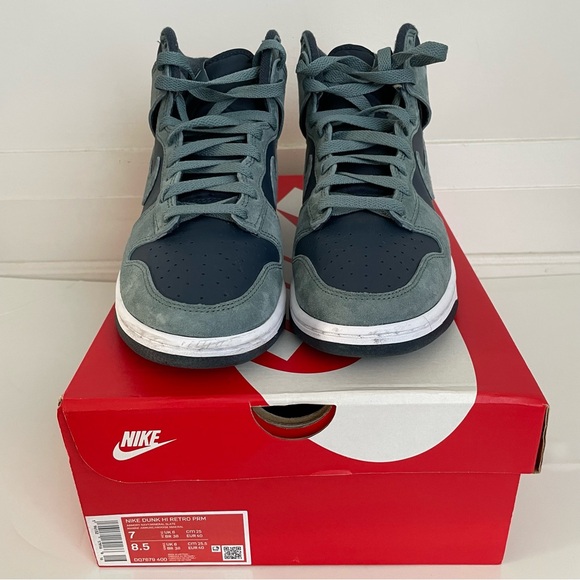 Nike Dunk High Retro PRM "Teal Suede" - Picture 17 of 17